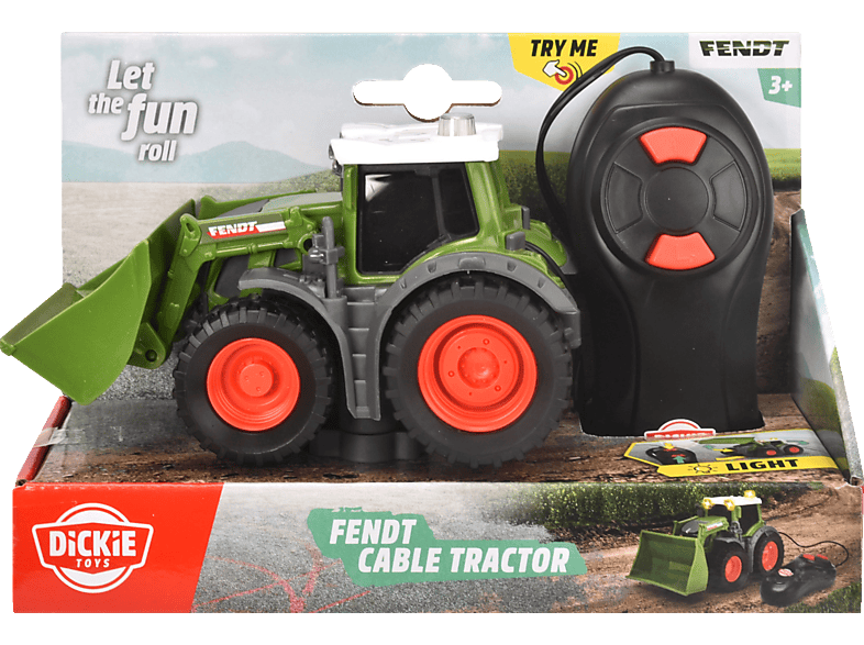 DICKIE-TOYS Fendt Cable Tractor Spielzeugtraktor Mehrfarbig von DICKIE-TOYS