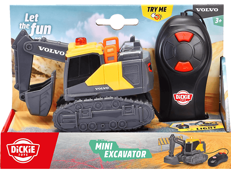 DICKIE-TOYS Mini Excavator Spielzeugbagger Mehrfarbig von DICKIE-TOYS