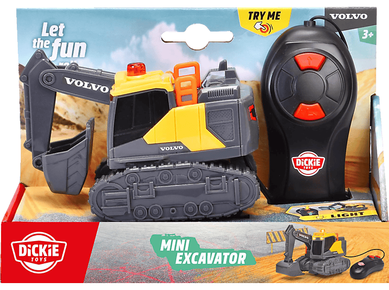 DICKIE-TOYS Mini Excavator Spielzeugbagger Mehrfarbig DICKIE-TOYS Mini Excavator Spielzeugbagger Mehrfarbig von DICKIE-TOYS