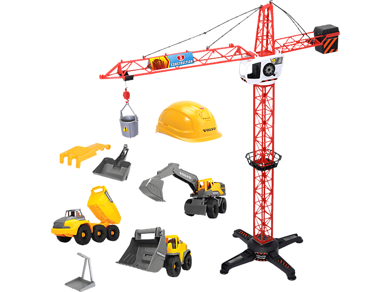 DICKIE-TOYS Volvo Construction Set Spielset Mehrfarbig von DICKIE-TOYS