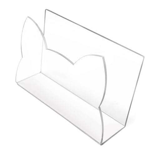 Briefhalter für den Schreibtisch, transparent, Acryl, Briefsortierer, Umschlag-Organizer, Dokumentenständer zum Sortieren von Briefen von DIDILLX