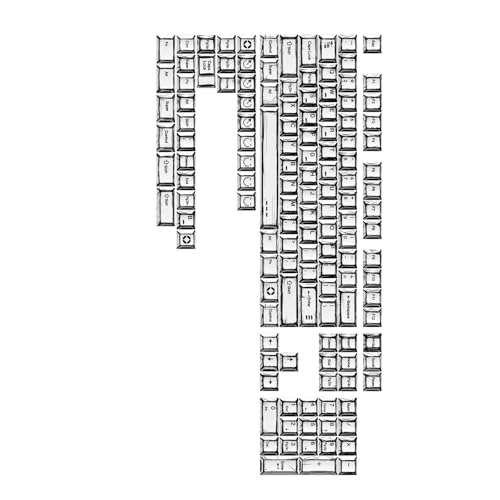 DIDILLX 136 Tastenkappen, 10 mm Höhe, MX-Schalter, Tastenkappen, minimalistisches Design für mechanische Tastaturen, ergonomisch und langlebig DIDILLX 136 Tastenkappen, 10 mm Höhe, MX-Schalter, Tastenkappen, minimalistisches Design für mechanische Tastaturen, ergonomisch und langlebig von DIDILLX
