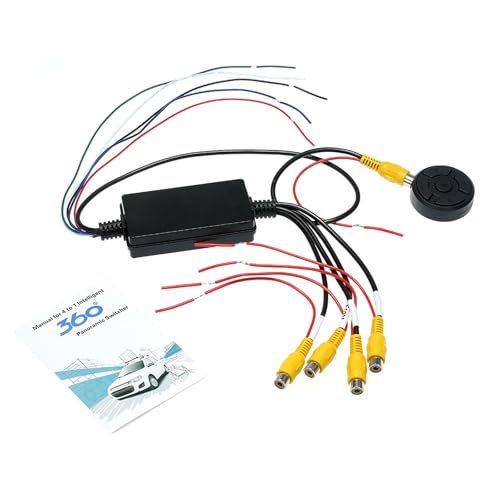DIDILLX 4 in 1 Auto Rückfahrkamera Adapter mit Nachtsicht geeignet für tote Winkel Beseitigung & sichere Einparkhilfe von DIDILLX