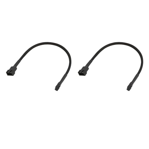 DIDILLX 4-poliges PWMs Lüfter-Splitterkabel, 24,9 cm, PC-Lüfter-Splitter, 1 auf 3/2/1 Konverter, PC-Lüfterverlängerungskabel von DIDILLX