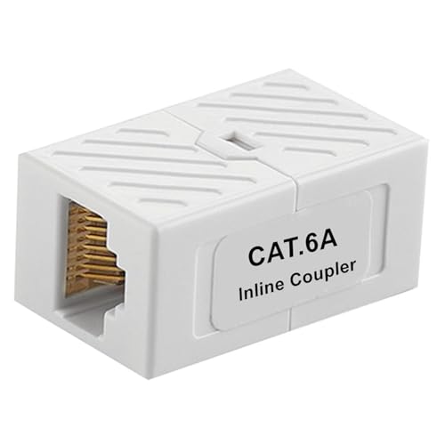 DIDILLX RJ45-Koppler Cat6 Cat6A Kabelverlängerungsadapter ungeschirmte direkte Netzwerkkoppler für Switches Router PC DIDILLX RJ45-Koppler Cat6 Cat6A Kabelverlängerungsadapter ungeschirmte direkte Netzwerkkoppler für Switches Router PC von DIDILLX