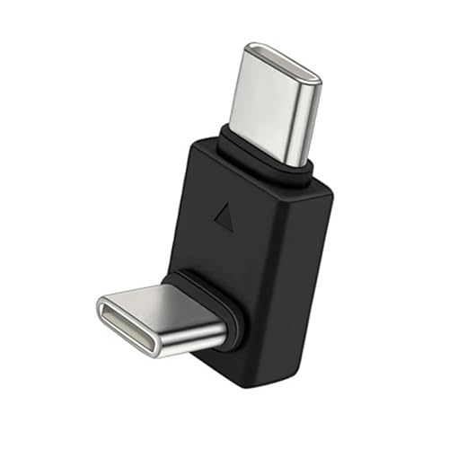 DIDILLX Tragbarer L-förmiger Doppel-Typ-C-auf-Typ-C-OTGs-Adapter für kabellose Lavalier-Mikrofone und USB-C-Geräte von DIDILLX
