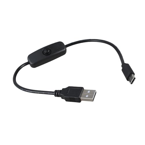 DIDILLX USB auf Typ C Verlängerungskabel USB auf Typ C Ladekabel mit Schaltern für LED-Lichter, Lüfter, kleine Lampe 5V3A DIDILLX USB auf Typ C Verlängerungskabel USB auf Typ C Ladekabel mit Schaltern für LED-Lichter, Lüfter, kleine Lampe 5V3A von DIDILLX