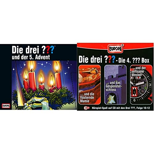 Die Drei ??? Der 5. Advent 3er Box [Audio-CD] & Die drei Fragezeichen - Die 4. Box. Box.4, 3 Audio-CDs von DIE DREI ???