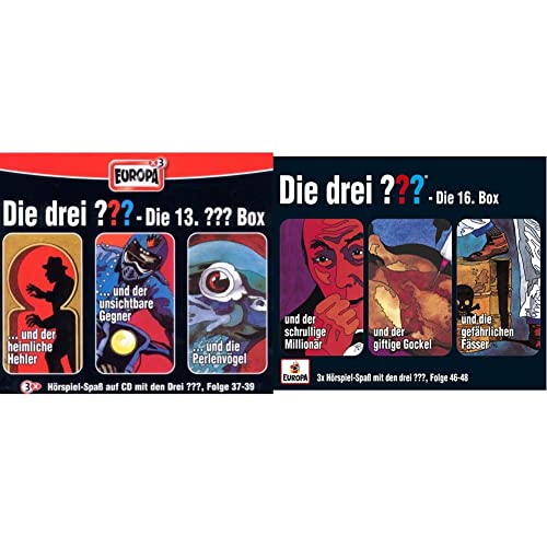 Die Drei Fragezeichen 3 ??? CD 13. Box 37 38 39 13/3er & Die Drei Fragezeichen 3 ??? CD 16. Box 46 47 48 16/3er von DIE DREI ???