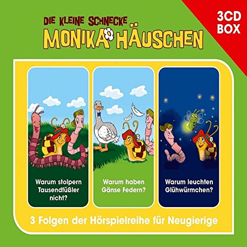 Monika Häuschen - 3-CD Hörspielbox von DIE KLEINE SCHNECKE MONIKA HÄUSCHEN