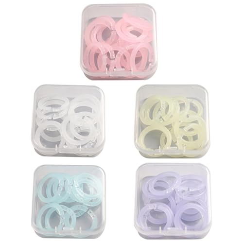 Abnehmbare Binderinge für Scrapbooking, 15 mm Durchmesser, bunte Binderinge, Buchringe für Notizkarten, 100 Stück Abnehmbare Binderinge für Scrapbooking, 15 mm Durchmesser, bunte Binderinge, Buchringe für Notizkarten, 100 Stück von DIEKE