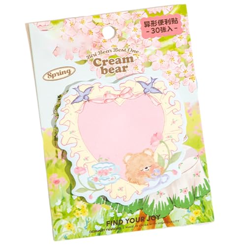 DIEKE Cartoon Bear Notes 30 Blatt Haftnotizen Kleine Notizblöcke Pocket Memo Pad Erinnerung auf Notizbuch Planer Kühlschrank Kalender DIEKE Cartoon Bear Notes 30 Blatt Haftnotizen Kleine Notizblöcke Pocket Memo Pad Erinnerung auf Notizbuch Planer Kühlschrank Kalender von DIEKE