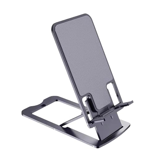 DIEKE Handyhalterung aus Aluminium, höhenverstellbar, für Tablet, Handy, faltbarer Ständer, Tisch- und Telefonwiegen von DIEKE