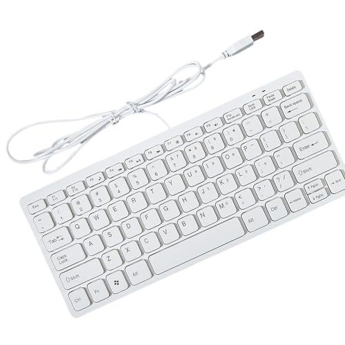 DIEKE Lims Miniatur-Tastaturen, 78 Tasten, ergonomisch, für Büro, Desktop-Laptop von DIEKE