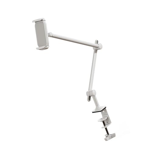 DIEKE Tablet-Halterung mit mehreren Positionen, robuster Metallsockel, zwei Gelenkarme für Büro-Streaming, Videoanrufe DIEKE Tablet-Halterung mit mehreren Positionen, robuster Metallsockel, zwei Gelenkarme für Büro-Streaming, Videoanrufe von DIEKE