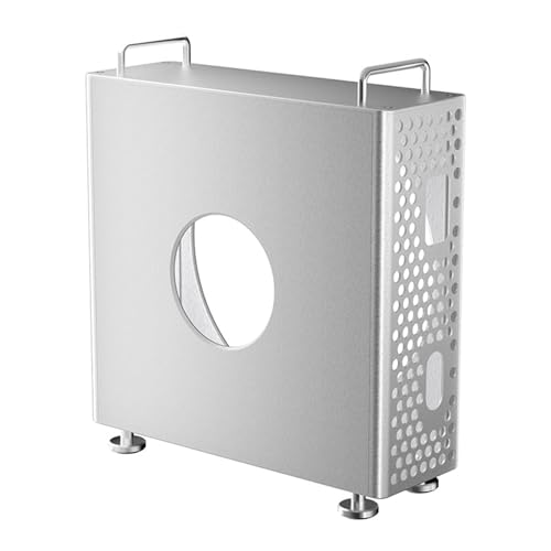 Hochfestes Aluminiumgehäuse für kleine Computer-Hosts, vertikaler Ständer für optimale Wärmeabgabe und Gerät Hochfestes Aluminiumgehäuse für kleine Computer-Hosts, vertikaler Ständer für optimale Wärmeabgabe und Gerät von DIEKE