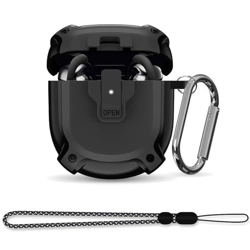 PC + TPU Schutzhülle für Earbuds II 2022 Bluetooth-kompatible Ohrhörer staubdichte Hülle mit Karabiner PC + TPU Schutzhülle für Earbuds II 2022 Bluetooth-kompatible Ohrhörer staubdichte Hülle mit Karabiner von DIEKE