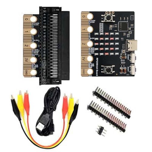 RP2350bit Mikrocontroller-Entwicklungsplatine für Teenager, Programmierbildung, mit LED und programmierbarer Taste RP2350bit Mikrocontroller-Entwicklungsplatine für Teenager, Programmierbildung, mit LED und programmierbarer Taste von DIEKE