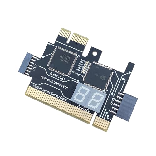 TL631 PCIE Diagnosekarte Zubehör PCIE für LPC-Motherboard-Diagnose-Analysatoren Testerkarte Multifunktional TL631 PCIE Diagnosekarte Zubehör PCIE für LPC-Motherboard-Diagnose-Analysatoren Testerkarte Multifunktional von DIEKE