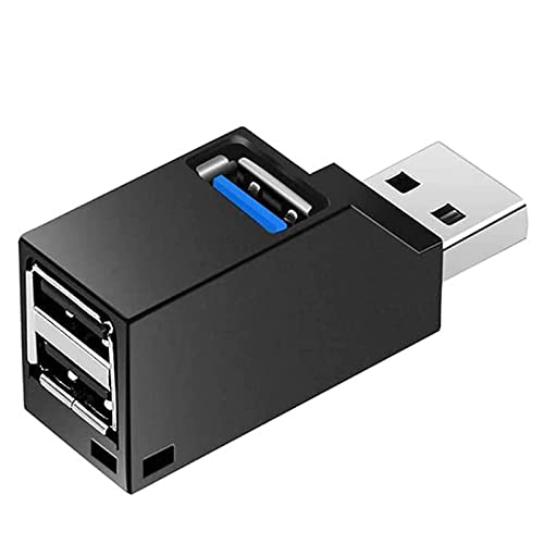 DIFCUL 3 Port USB 3.0 Hub, USB Dock, Datenhub, tragbarer Adapter, USB Verteiler, USB Adapter für PC und Laptop Portable Hub Transfer von DIFCUL