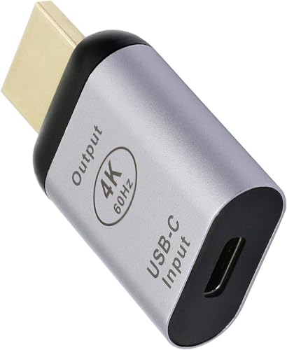 DIFCUL USB C auf HD-MI Adapter - 4K @60Hz USB Typ C Buchse auf HD-MI Stecker - für Tablet & Telefon & Laptop - Nur für Videoübertragung von DIFCUL