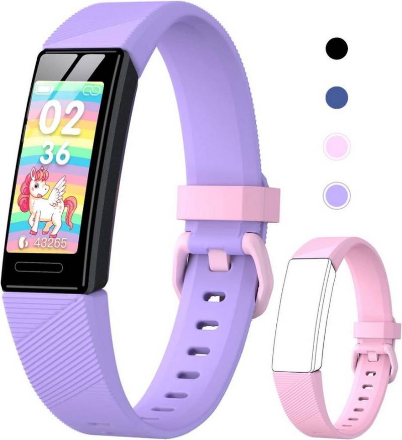 DIGEEHOT Fitness Tracker für Kinder mit Schrittzähler Wecker Smartwatch (Andriod iOS), mit Pulsmesser und Schlafmonitor, 11 Sportmodi Aktivitätstracker von DIGEEHOT