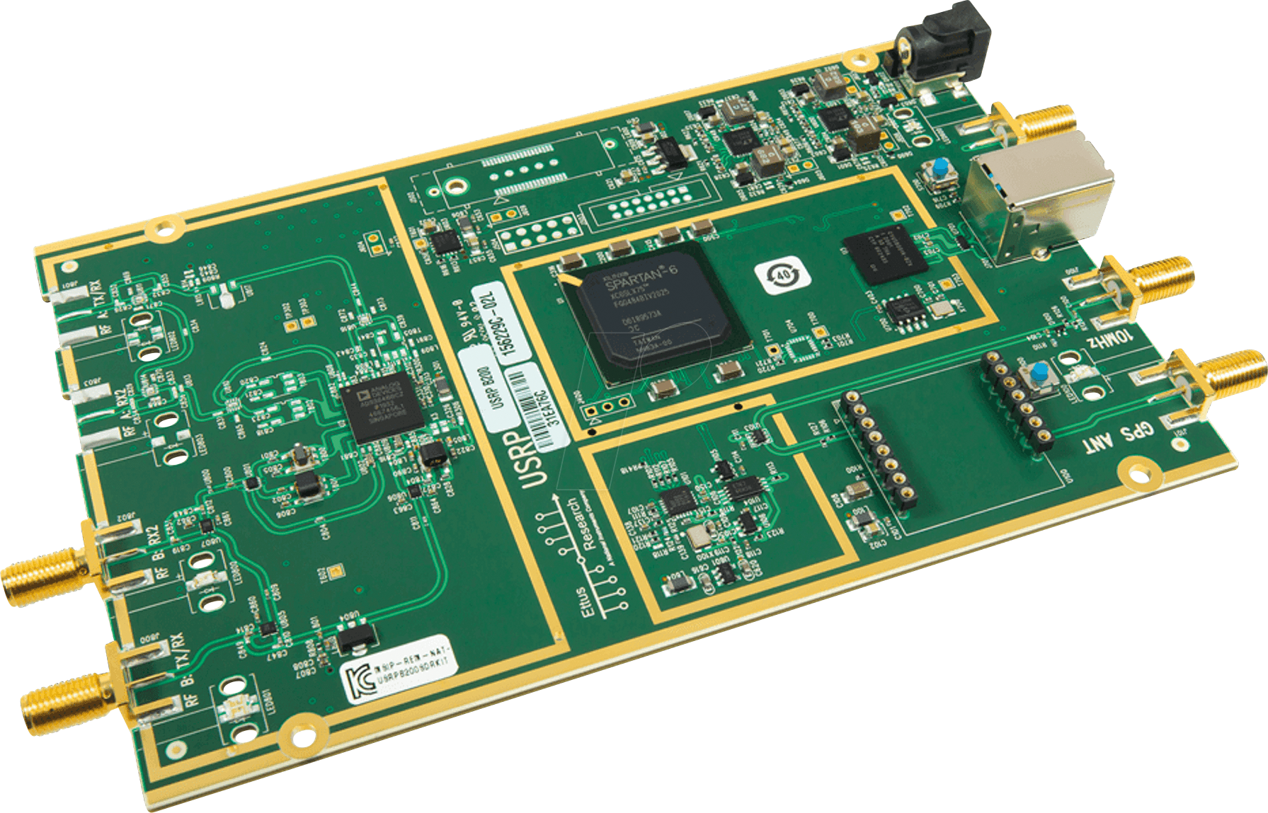 DIG 6002-410-022 - USRP B200: 1x1 USB SDR-Plattform,6 GHz von DIGILENT
