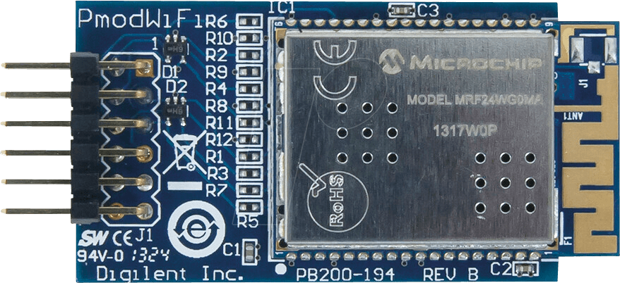 DIGIL 410-194 - Pmod WiFi: WiFi-Schnittstelle 802.11g von DIGILENT