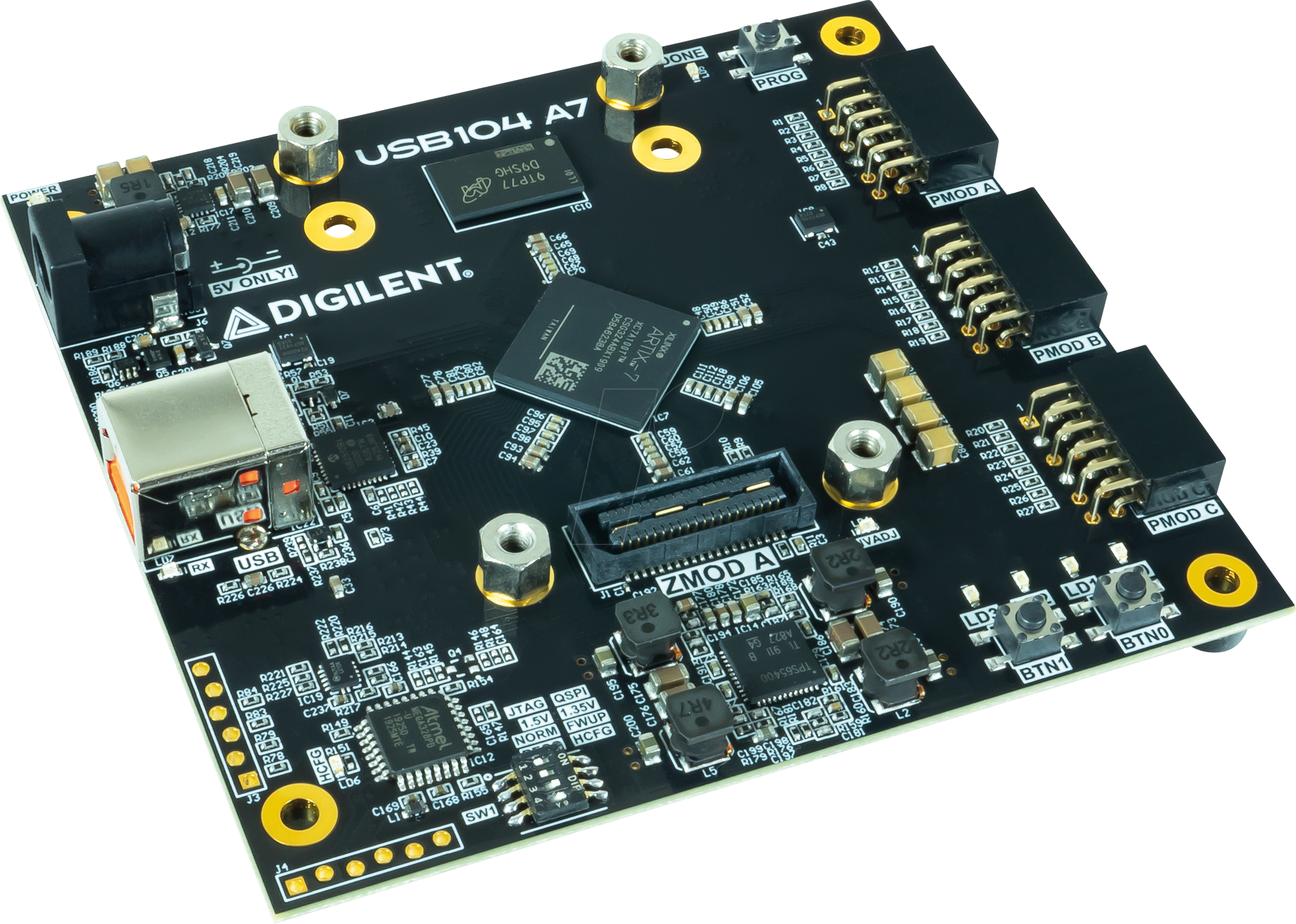 DIGIL 410-398 - USB104 A7: Artix-7 FPGA Entwicklungsboard mit SYZYGY-Erweiterung von DIGILENT