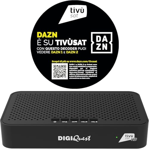Digiquest Decoder Tivùsat Classic Q10, Nero von DIGIQUEST
