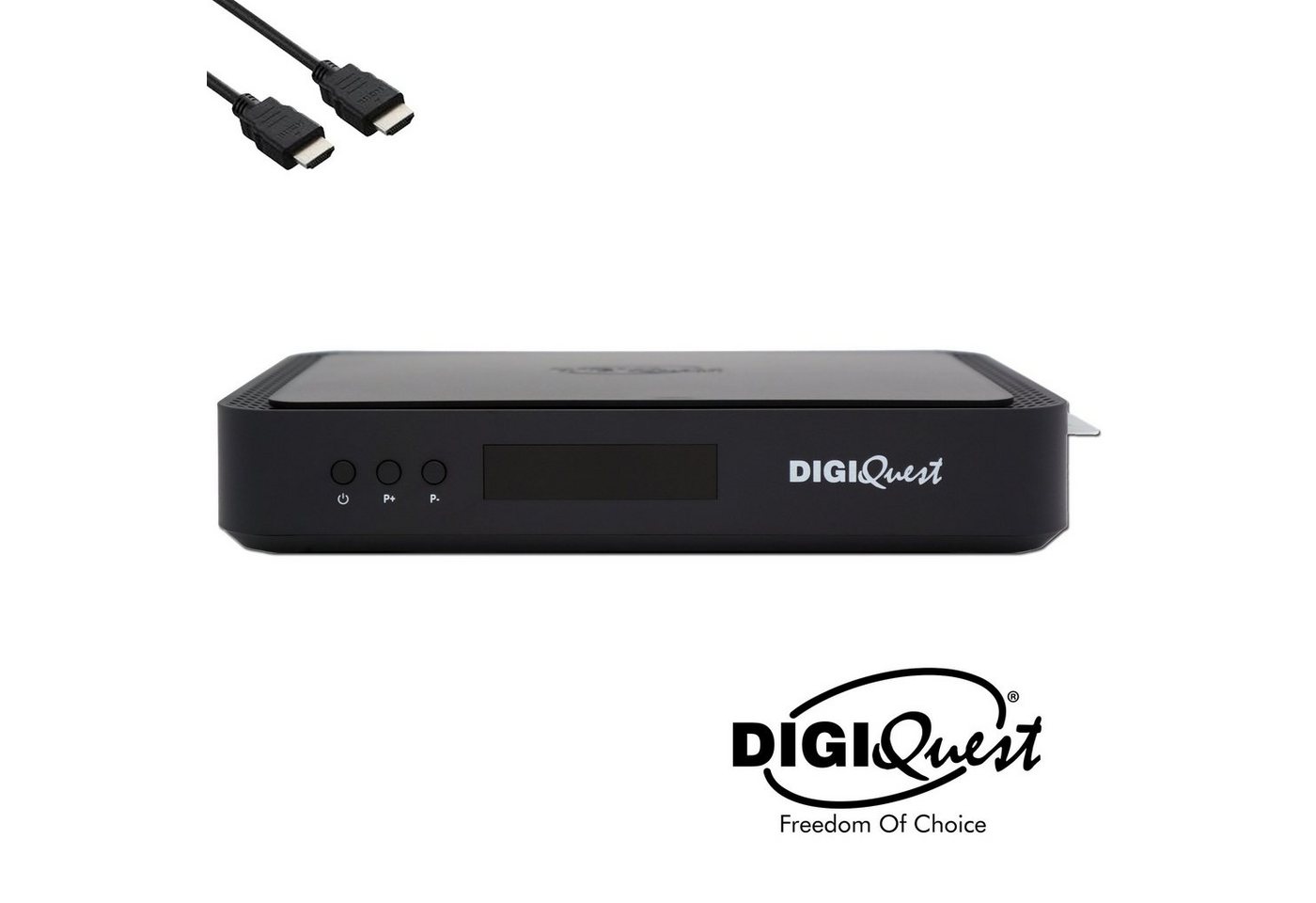 DIGIQuest TiVuSat Karte 4K UHD + DIGIQuest Q80 4K Sat-Receiver (nicht aktiviert) SAT-Receiver von DIGIQuest