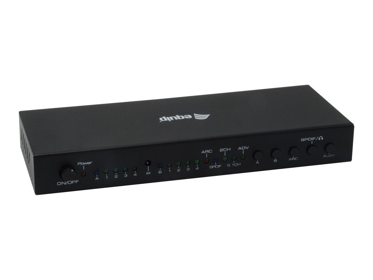 DIGITAL DATA EQUIP 4x2 HDMI Matrix Switch 4Kx2K-Auflös. Full HD Netzwerk-Switch von DIGITAL DATA