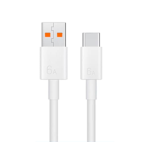DIGITAL SQUARE USB-Kabel auf Typ C, 6 A, 2 m, 66 W, schnelles Aufladen, kompatibel mit Huawei, Xiaomi und anderen Geräten mit Typ-C-Anschluss (6A, 2 m) von DIGITAL SQUARE