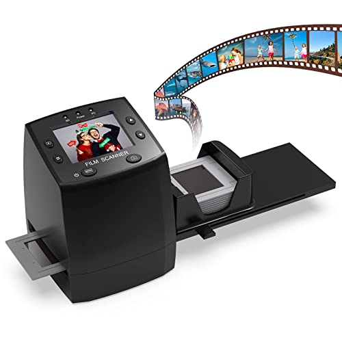 DIGITNOW! 135 Filmnegativ-Scanner mit hoher Auflösung, zum Konvertieren von 35 mm Film und Slide in Digital JPEG Speichern in SD-Karte, mit Schiebehalterung, kein Computer/Software erforderlich. von DIGITNOW
