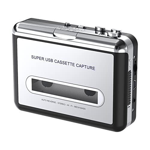 DIGITNOW! Cassette Capture tragbarer Kassetten-Player/Kassette auf MP3-Konverter, Kassette auf MP3/CD-Audio über USB von DIGITNOW!