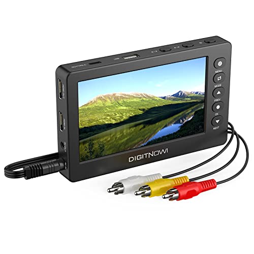 DIGITNOW! HD Video Capture Box 1080P 60FPS USB 2.0 Video zu Digital Converter mit 5" OLED Bildschirm, AV&HDMI Video Recorder Capture von VCR, DVD, VHS Tapes, Hi8, Camcorder, Gaming Systems von DIGITNOW