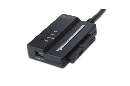 Adapter Kabel, USB 3.0 zu SATA II + 3.5" IDE, Unterstützt Windows7, XP, VISTA und Mac Netzteil(12V/2A) i. Lieferumf., Digitus® [DA-70325] von DIGITUS