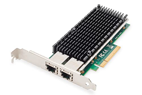 DIGITUS 10 Gigabit Ethernet Server Netzwerkkarte - 2 Port RJ45 - NIC - Intel X540 BT2-10/100/1000/10000 Mbps DIGITUS 10 Gigabit Ethernet Server Netzwerkkarte - 2 Port RJ45 - NIC - Intel X540 BT2-10/100/1000/10000 Mbps von DIGITUS