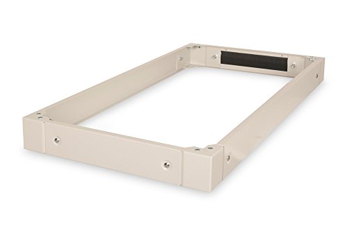 DIGITUS 10 cm Sockel für Unique Serverschränke von DIGITUS, 60 x 120 cm, auf 20 cm Höhe erweiterbar, Stauraum für Kabelüberlängen, Grau von DIGITUS
