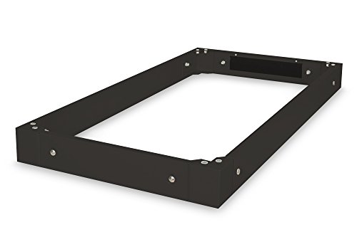 DIGITUS 10 cm Sockel für Unique Serverschränke von DIGITUS, 60 x 120 cm, auf 20 cm Höhe erweiterbar, Stauraum für Kabelüberlängen, Schwarz von DIGITUS