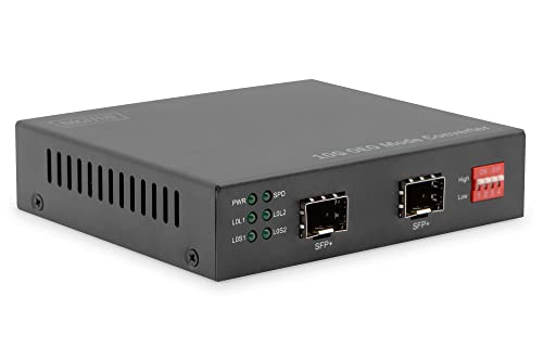 DIGITUS 10G Ethernet Mediakonverter SFP/SFP 1310nm /1550nm/CWDM/DWDM von DIGITUS