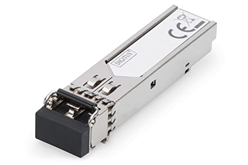 DIGITUS 10 Gbit/s SFP+SR-Modul - 850nm VCSEL-Laser & PIN-Fotodetektor - 300m Reichweite - LC-Stecker - Multi-Mode - DDM - Industrielle Nutzung von DIGITUS