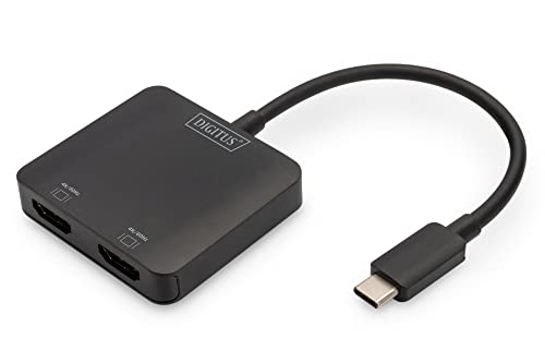 DIGITUS 2-Port MST Video Hub USB-C und 2x HDMI von DIGITUS