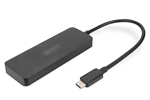 DIGITUS 3-Port MST Video Hub USB-C und 3x HDMI von DIGITUS