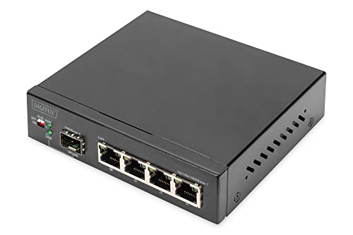 DIGITUS 4-Port Gigabit Network Switch, 1 SFP Uplinks von DIGITUS