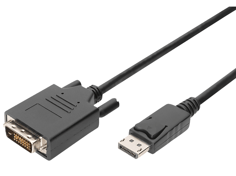 DIGITUS AK-340301-020-S DisplayPort - DVI Adapterkabel, Schwarz von DIGITUS