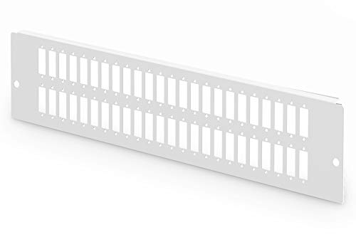 DIGITUS Adapterplatte für DN-96800L-2, grau (RAL 7035) 48x SC-DX, LC-QD von DIGITUS