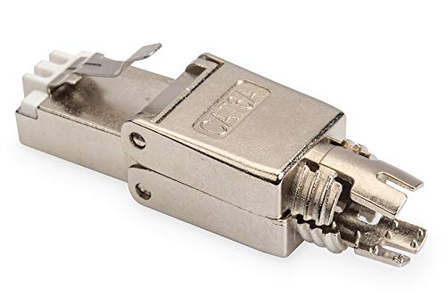 DIGITUS Cat 6A Netzwerkstecker – Feldstecker 360° Geschirmt – RJ45 Stecker Werkzeugfrei – 10GBase-T 500 MHz – AWG 26/7 bis 22/1 DIGITUS Cat 6A Netzwerkstecker – Feldstecker 360° Geschirmt – RJ45 Stecker Werkzeugfrei – 10GBase-T 500 MHz – AWG 26/7 bis 22/1 von DIGITUS
