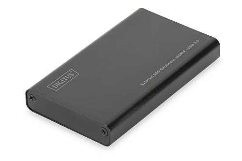 DIGITUS - DA-71112 - Festplattengehäuse SSD - mSATA - USB 3.0 - SATA III - schwarz von DIGITUS