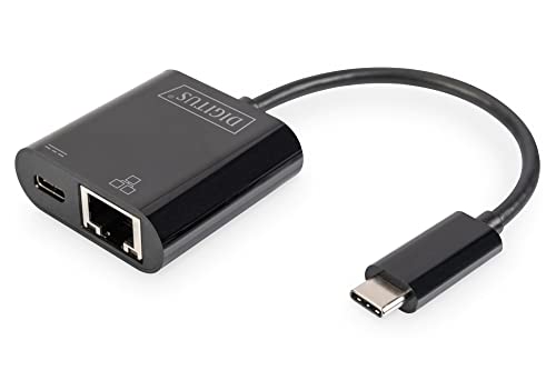 DIGITUS DN-3027 USB Type-C Gigabit Ethernet Adapter mit Power Delivery Unterstützung DIGITUS DN-3027 USB Type-C Gigabit Ethernet Adapter mit Power Delivery Unterstützung von DIGITUS